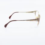 Lunettes Vintage OWP Design 1593 - Monture Bronze/or Argent, Forme Ovale, NOS (neuf D'origine)